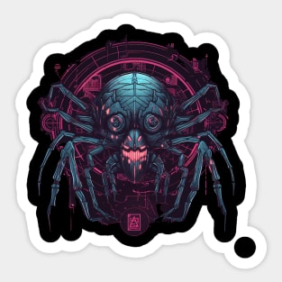 cyber spider Sticker